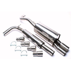 TA-TECHNIX cat-back ispuh od nehrđajućeg čelika za Seat Arosa 6H_, 2× 76 mm
