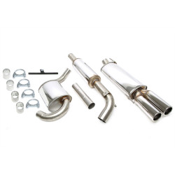 TA-TECHNIX cat-back ispuh od nehrđajućeg čelika za VW Golf III 1H_ 1991-1997, 2× 80 mm