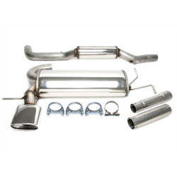 TA-TECHNIX cat-back ispuh od nehrđajućeg čelika za VW Golf IV 1J 1997-2005, 85×150 mm