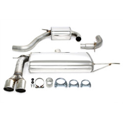 TA-TECHNIX cat-back ispuh od nehrđajućeg čelika za VW Scirocco III 13 2008+, 2× 80 mm