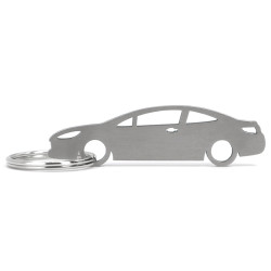 Peugeot 407 Coupe stainless steel keychain