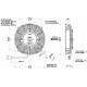 Ventilator 24V Univerzalni električni ventilator SPAL 190mm - pritisni , 24V | race-shop.hr