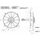 Ventilator 24V Univerzalni električni ventilator SPAL 305mm - pritisni , 24V | race-shop.hr