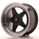 Alu Felge Felga japan racing jr6 18x9,5 et35-40 blank glossy black | race-shop.hr