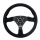 Volani Sportski volan s 3 kraka Sparco R383, 330mm, brušena koža, 39mm uvlačenje, crna | race-shop.hr