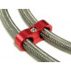 Držači cijevi i kabela Aluminijska obujmica za pričvršćivanje 2 crijeva ili kabela, različitih promjera | race-shop.hr