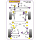 S60 (2001-2009), V70-Mk2, S80-Mk1 (2000-2007) Powerflex prednji selen blok nosača stražnje osovine Volvo S60 , V70-Mk2, S80-Mk1 | race-shop.hr