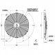 Ventilator 12V Univerzalni električni ventilator SPAL 385mm - usisni, 12V | race-shop.hr
