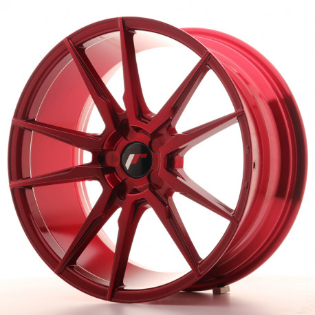 Alu Felge Felga japan racing jr21 19x8,5 et20-40 5h blank platinum red | race-shop.hr