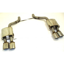 Duplex Sportski prigušivač auspuha Audi A8 D3 (4E) - sa certifikatom ECE (971030AD-X)