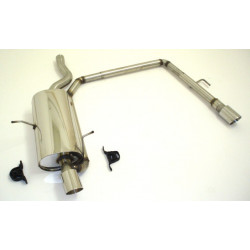 Duplex Sportski prigušivač auspuha BMW E46 - sa certifikatom ECE (971322D-x)