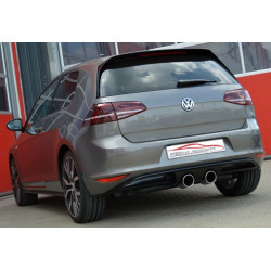 76mm Ispušni sustav- Duplex VW Golf VII GTD - sa certifikatom ECE (991450R32LD-X3-X)