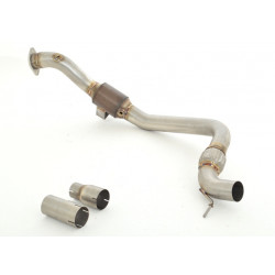 76mm Downpipe s 200CPSI sportski kat. Ford Mustang Coupe i Cabrio (981206T-X3-DPKAHJS)
