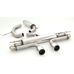 3"(76mm) Duplex Auspuh (nehrđajući čelik) - sa certifikatom ECE (991445GR-X3-X)