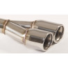 Koncovka výfuku 2x80mm