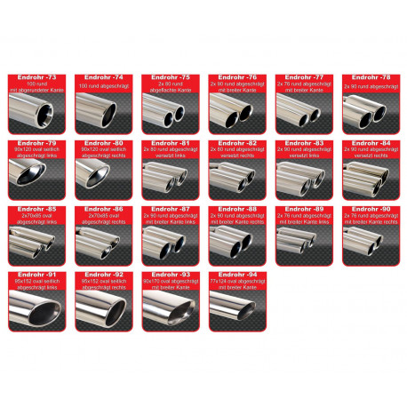 Ispušni sistemi Friedrich Motorsport Gr.A Duplex Auspuh Opel Astra H - sa certifikatom ECE (961167D-X) | race-shop.hr