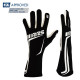 Rukavice FIA trkaće rukavice RRS GRIP 3 (unutarnje šivanje), crna | race-shop.hr