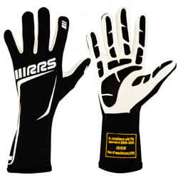 FIA trkaće rukavice RRS GRIP 3 (unutarnje šivanje), crna