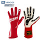 Rukavice Rukavice RRS Grip 3 sa FIA homologacija (unutarnje šivanje) crvene | race-shop.hr