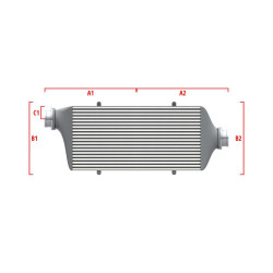 Competition Intercooler Wagner za mjeru 550mm x 400mm x 100mm
