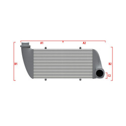 Competition Intercooler Wagner za mjeru 500mm x 205mm x 80mm