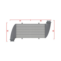 Competition Intercooler Wagner za mjeru 550mm x 400mm x 100mm