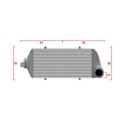 Competition Intercooler Wagner za mjeru 600mm x 205mm x 80mm
