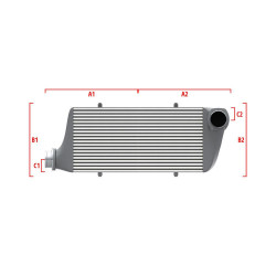 Performance Intercooler Wagner za mjeru 600mm x 300mm x 90mm