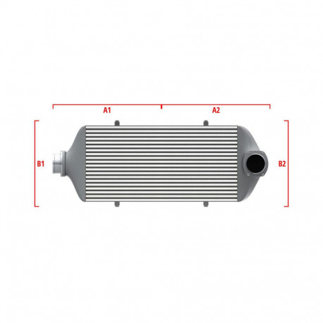 Po mjeri Performance Intercooler Wagner za mjeru 500mm x 400mm x 100mm | race-shop.hr