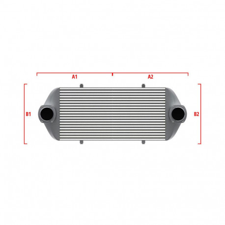 Po mjeri Performance Intercooler Wagner za mjeru 600mm x 205mm x 80mm | race-shop.hr