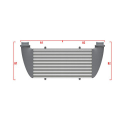 Performance Intercooler Wagner za mjeru 600mm x 300mm x 90mm