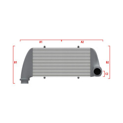 Performance Intercooler Wagner za mjeru 600mm x 300mm x 90mm