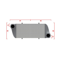 Competition Intercooler Wagner za mjeru 550mm x 400mm x 100mm