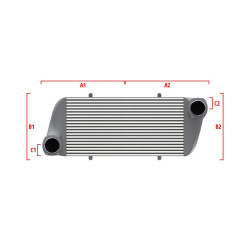 Performance Intercooler Wagner za mjeru 550mm x 400mm x 100mm