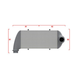 Competition Intercooler Wagner za mjeru 650mm x 400mm x 100mm