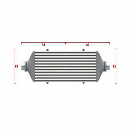 Po mjeri Performance Intercooler Wagner za mjeru 500mm x 400mm x 100mm | race-shop.hr