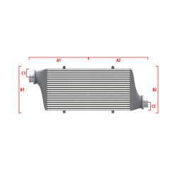 Performance Intercooler Wagner za mjeru 650mm x 400mm x 100mm