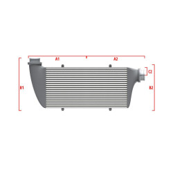 Competition Intercooler Wagner za mjeru 500mm x 205mm x 80mm