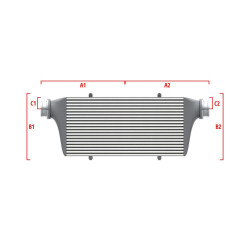 Performance Intercooler Wagner za mjeru 600mm x 300mm x 90mm