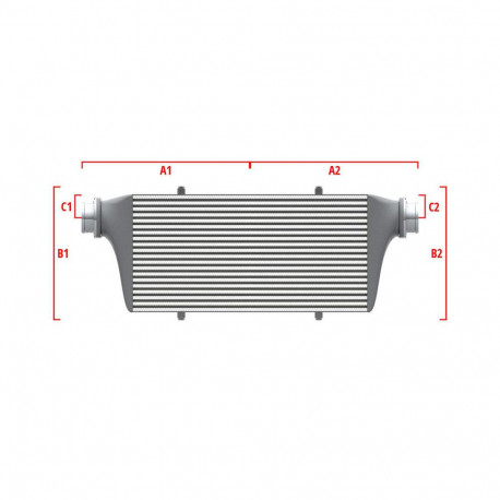 Po mjeri Performance Intercooler Wagner za mjeru 700mm x 300mm x 90mm | race-shop.hr
