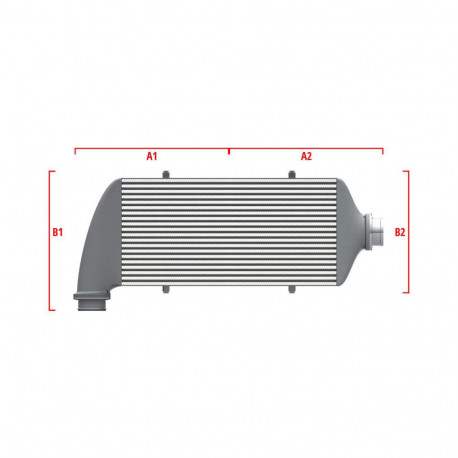Po mjeri Competition Intercooler Wagner za mjeru 650mm x 400mm x 100mm | race-shop.hr