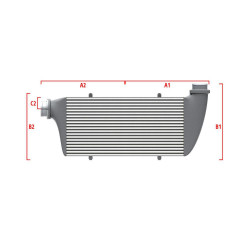 Performance Intercooler Wagner za mjeru 500mm x 400mm x 100mm
