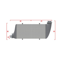 Performance Intercooler Wagner za mjeru 700mm x 205mm x 80mm