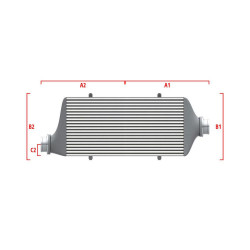 Performance Intercooler Wagner za mjeru 600mm x 300mm x 90mm