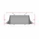 Po mjeri Competition Intercooler Wagner za mjeru 650mm x 400mm x 100mm | race-shop.hr