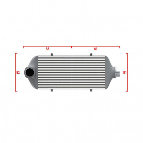 Po mjeri Competition Intercooler Wagner za mjeru 650mm x 400mm x 100mm | race-shop.hr