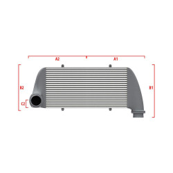 Performance Intercooler Wagner za mjeru 600mm x 300mm x 90mm