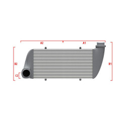 Competition Intercooler Wagner za mjeru 500mm x 400mm x 100mm