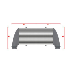 Performance Intercooler Wagner za mjeru 600mm x 205mm x 80mm