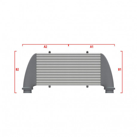 Po mjeri Performance Intercooler Wagner za mjeru 500mm x 300mm x 90mm | race-shop.hr